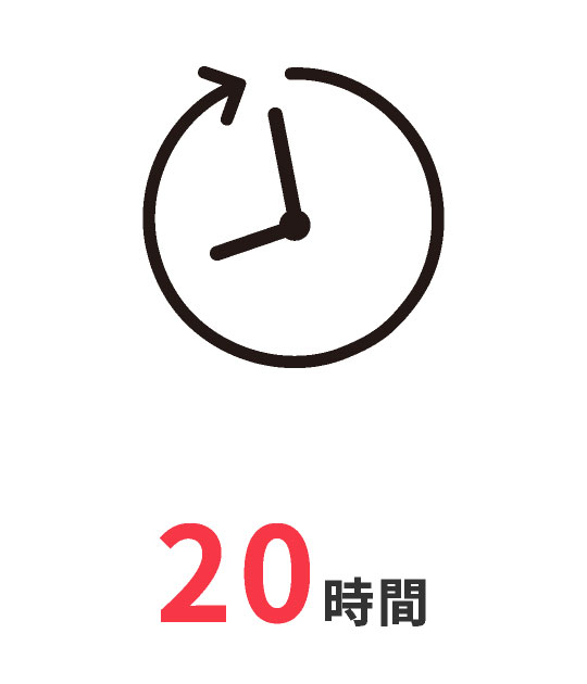 20時間